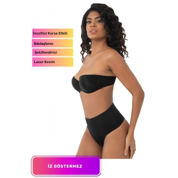 Yeni Seri Kaymaz Kadın Toparlayıcı Sıkılaştırıcı Vücut Şekillendirici Lazer Kesim String Korse