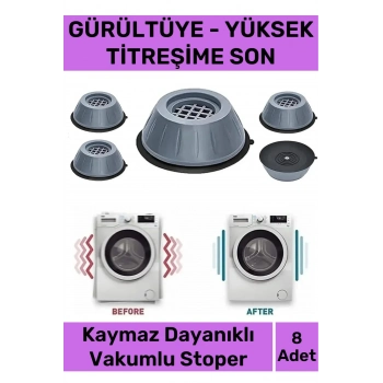 Yeni Sezon Gürültü Engelleyici Titreşim Önleyici Kauçuk Çamaşır Bulaşık Makinesi 8 Adet Ayak Pedi