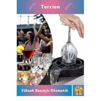 Yüksek Basınçlı Otomatik Bardak Yıkama Aparatı Kupa Durulayıcı Kolay Pratik Kurulum