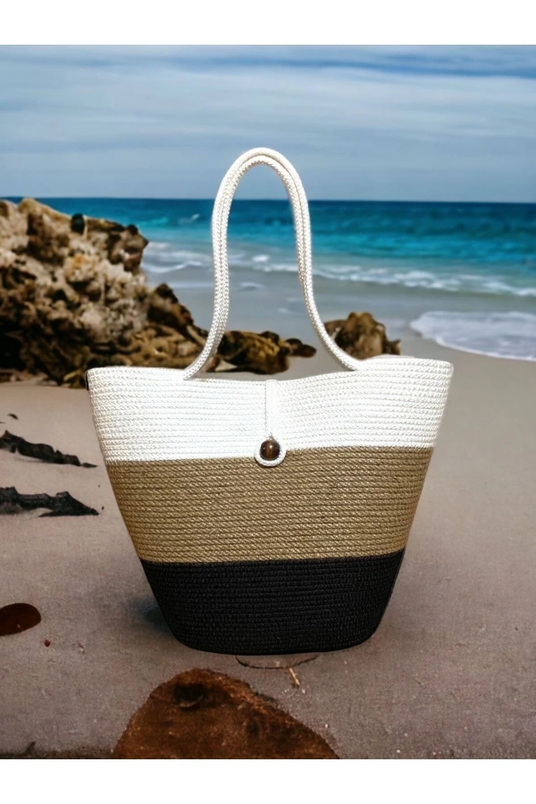 Çanta Günlük Kulanıma Veya Plaj Çantası Jüte Çanta
