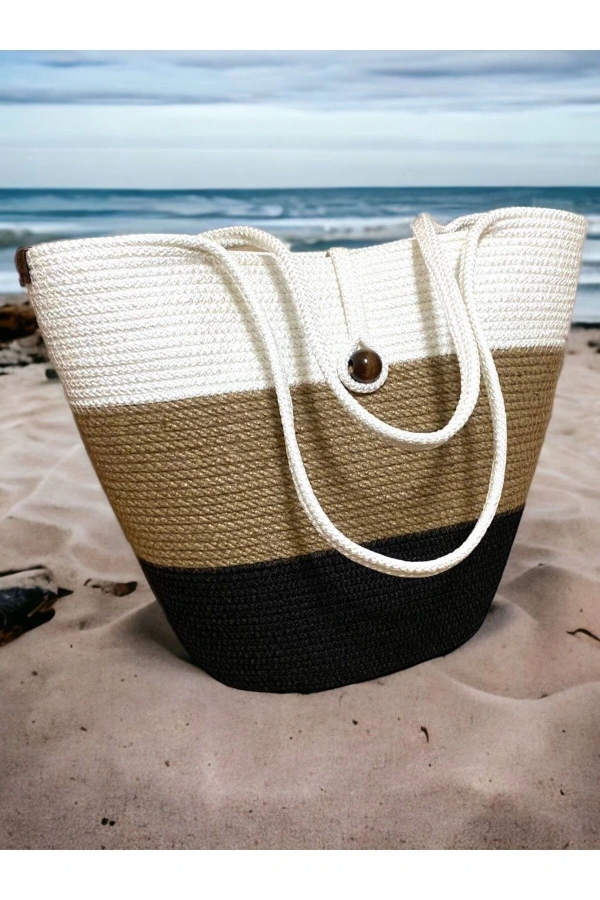 Çanta Günlük Kulanıma Veya Plaj Çantası Jüte Çanta