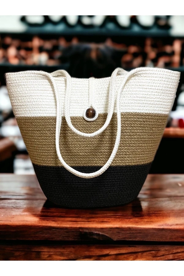 Çanta Günlük Kulanıma Veya Plaj Çantası Jüte Çanta