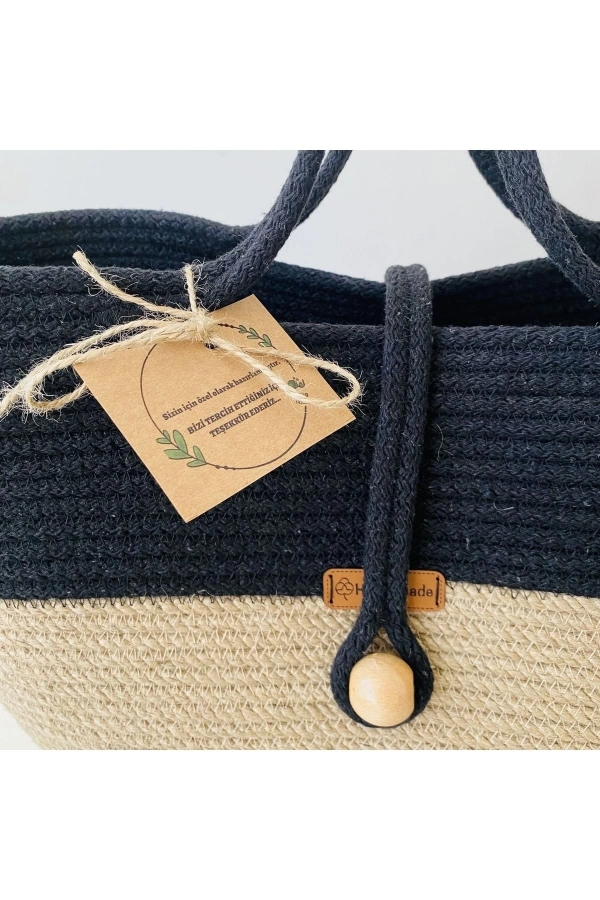 Çanta Günlük Kullanım Ve Plaj Çantası Jüte Çanta