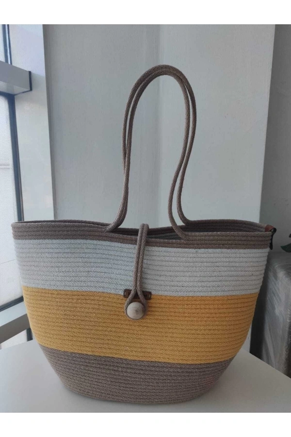 Çanta Plaj Ve Günlük Kullanıma Uygun Çanta Jüte Çanta