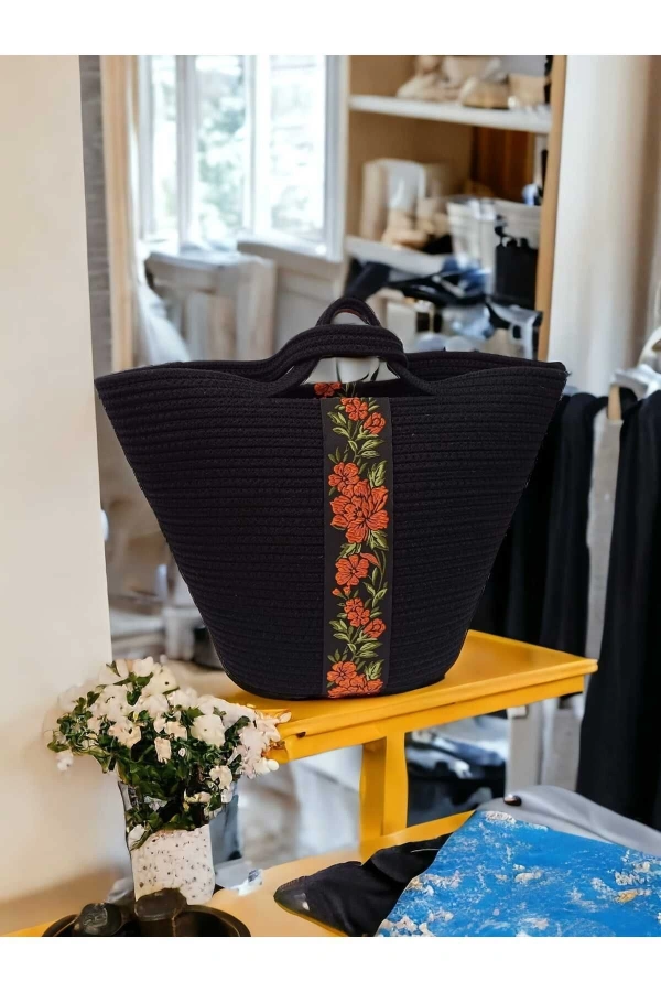 El Çantası Özel Tasarım Şık Ve Elite El Çantası Kol Çantası Yazlık Çanta Jüte Çanta