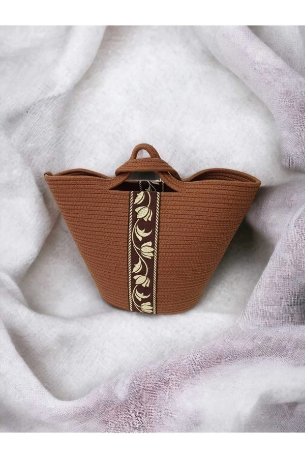 El Çantası Özel Tasarım Şık Ve Elite El Çantası Kol Çantası Yazlık Çanta Jüte Çanta