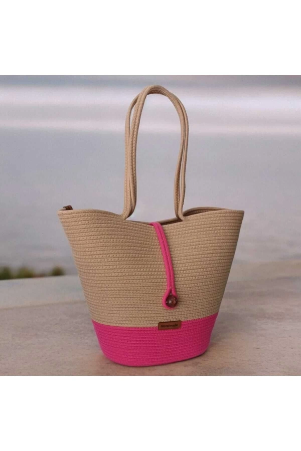 El Yapımı Çanta, Plaj Çantası . Hasır Çanta, Büyük Çanta, Günlük Kol Çantası Jüte Çanta tasarım özel