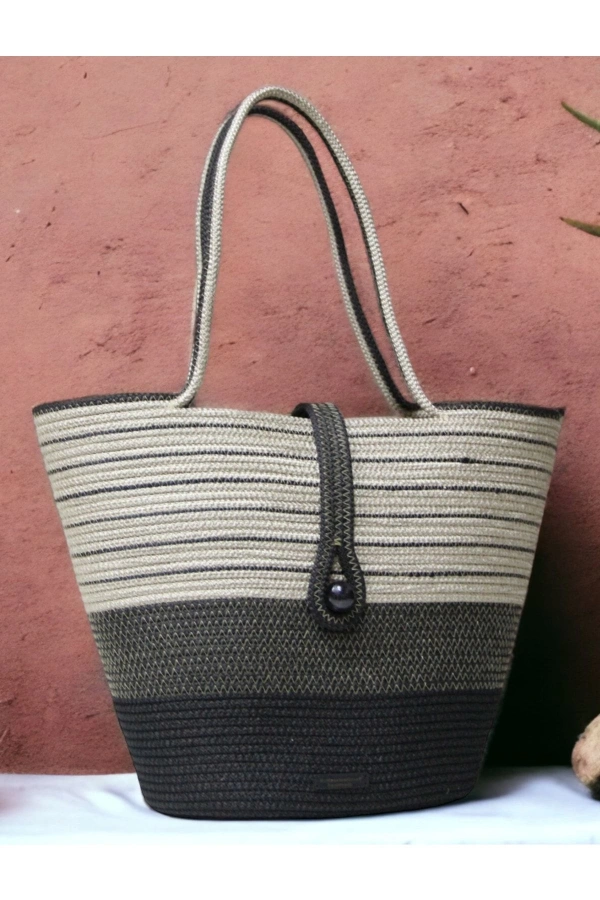 El Yapımı Çanta, Plaj Çantası.hasır Çanta Büyük Çanta, Günlük Kol Çantası Jüte Çanta