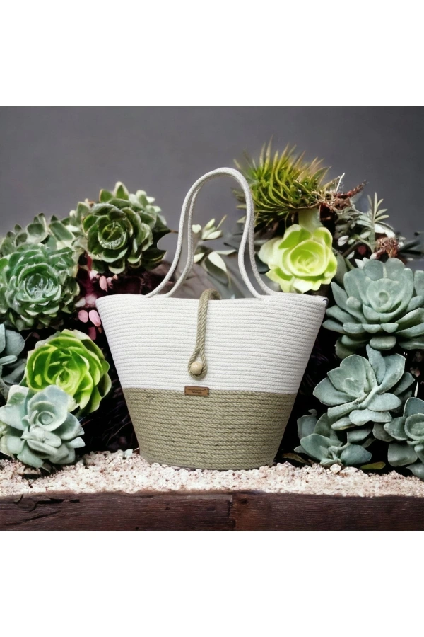 El Yapımı Çanta, Plaj Çantası.hasır Çanta Büyük Çanta, Günlük Kol Çantası Jüte Çanta