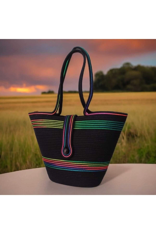 El Yapımı Çanta, Plaj Çantası.hasır Çanta Büyük Çanta, Günlük Kol Çantası Jüte Çanta özel