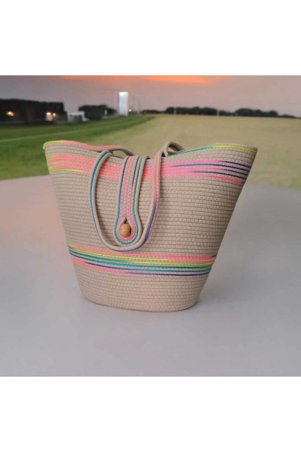 Elyapımı Çanta Hasır Çanta El Yapımı Çanta, Plaj Çantası Jüte Çanta Özel