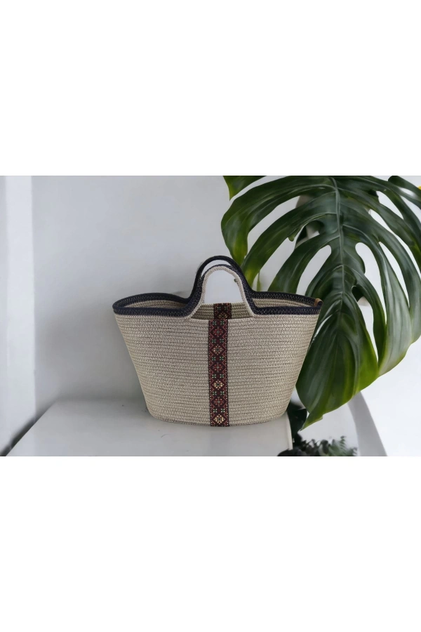 Hasır Çanta Kol Çantası, El Yapımıçanta Kadın Çantası, Tasarım Çanta,,jüte Çanta