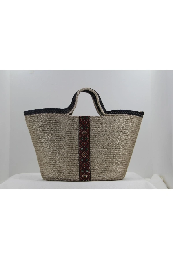 Hasır Çanta Kol Çantası, El Yapımıçanta Kadın Çantası, Tasarım Çanta,,jüte Çanta