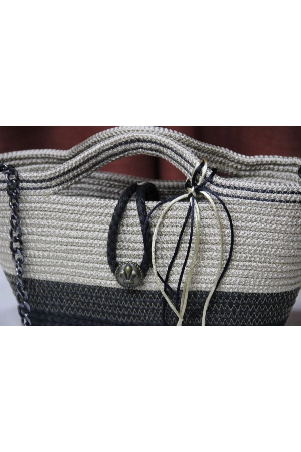 Hasır Çanta Tasarım Çanta ,elite Kolleksiyon Otantik Kadın Çantası, El Yapımı Çanta, Jüte Çanta