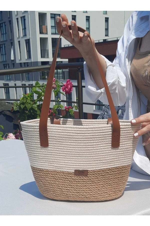 Kadın Hasır Çanta Günlük Tarz Çanta