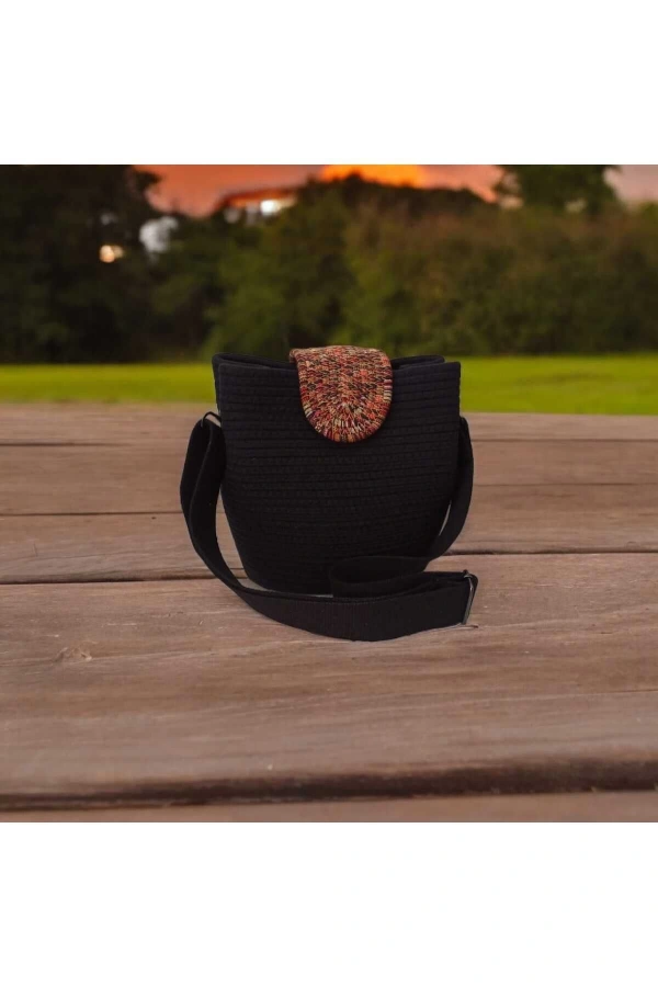 omuz çantası  %100 pamuklu  gerçek kordon  ve gerçek Jüt ipden etnik tasarım  kadın çantası