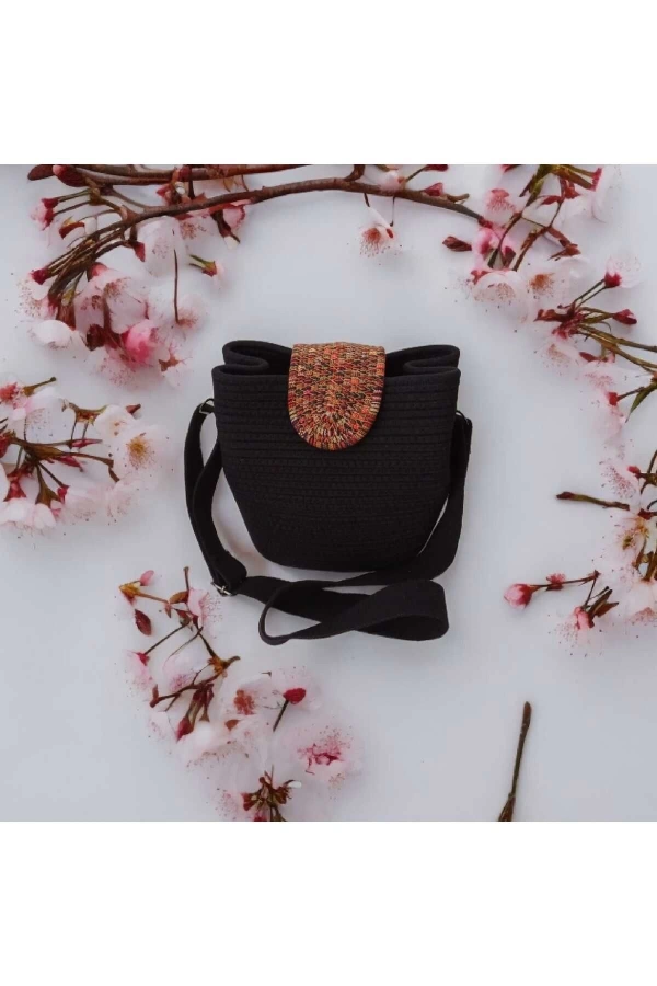 omuz çantası  %100 pamuklu  gerçek kordon  ve gerçek Jüt ipden etnik tasarım  kadın çantası