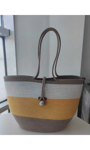 Çanta Plaj Ve Günlük Kullanıma Uygun Çanta Jüte Çanta