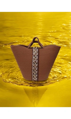 El Çantası Özel Tasarım Şık Ve Elite El Çantası Kol Çantası Yazlık Çanta Jüte Çanta