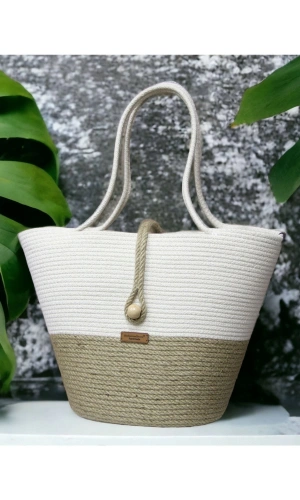 El Yapımı Çanta, Plaj Çantası.hasır Çanta Büyük Çanta, Günlük Kol Çantası Jüte Çanta