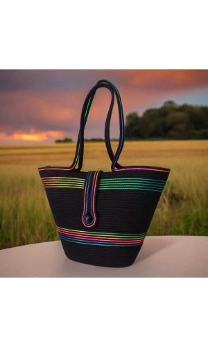 El Yapımı Çanta, Plaj Çantası.hasır Çanta Büyük Çanta, Günlük Kol Çantası Jüte Çanta özel