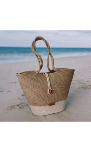 Elyapımı Çanta Hasır Çanta Plaj Çantası . Hasır Çanta, Büyük Çanta,çantası Jüte Çanta Tasarım Şık