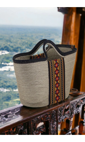 Hasır Çanta Kol Çantası, El Yapımıçanta, Kadın Çantası, Tasarım Çanta,,jüte Çanta