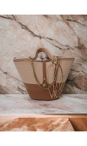 Hasır Çanta Tasarım Çanta ,elite Kolleksiyon Otantik Kadın Çantası, El Yapımı Jüte Çanta