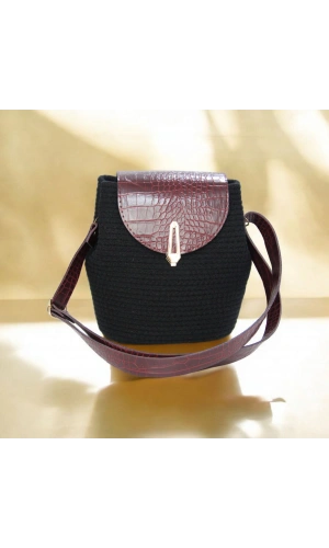 hasır deri kapaklı deri saplı el yapımı spor çanta