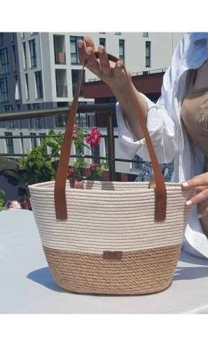 Kadın Hasır Çanta Günlük Tarz Çanta