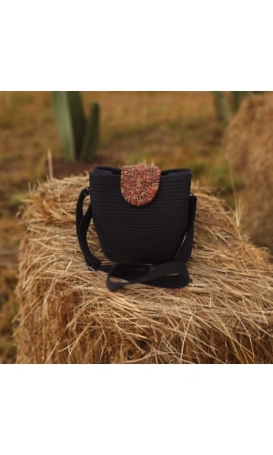 omuz çantası  %100 pamuklu  gerçek kordon  ve gerçek Jüt ipden etnik tasarım  kadın çantası