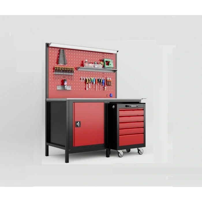 1.5 Metre 5 Çekmece Takım Arabalı Takım Tezgahı