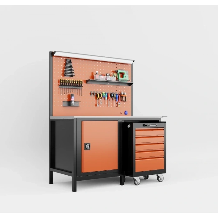1.5 Metre 5 Çekmece Takım Arabalı Takım Tezgahı