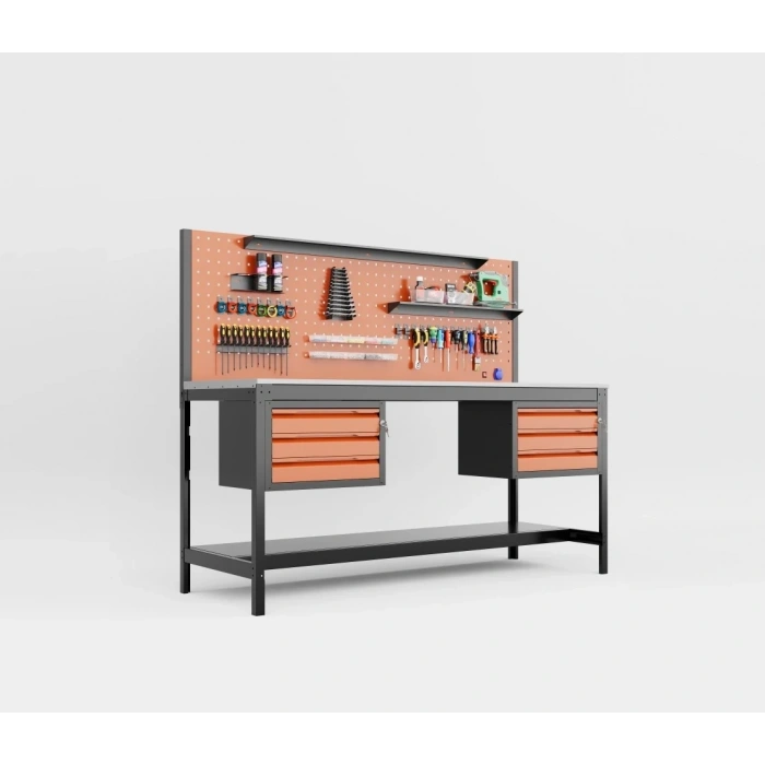 2 Metre 6 Çekmece Demonte Takım Tezgahı