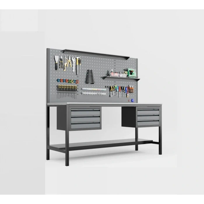 2 Metre 6 Çekmece Takım Tezgahı