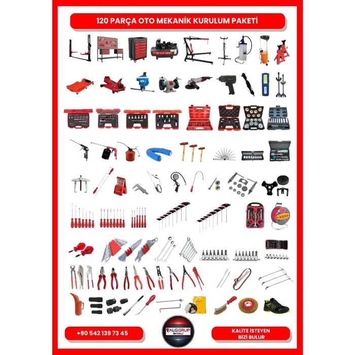 4 Ton Tam Otomatik Lift İzeltaşlı Oto Servis Kurulum Paketi