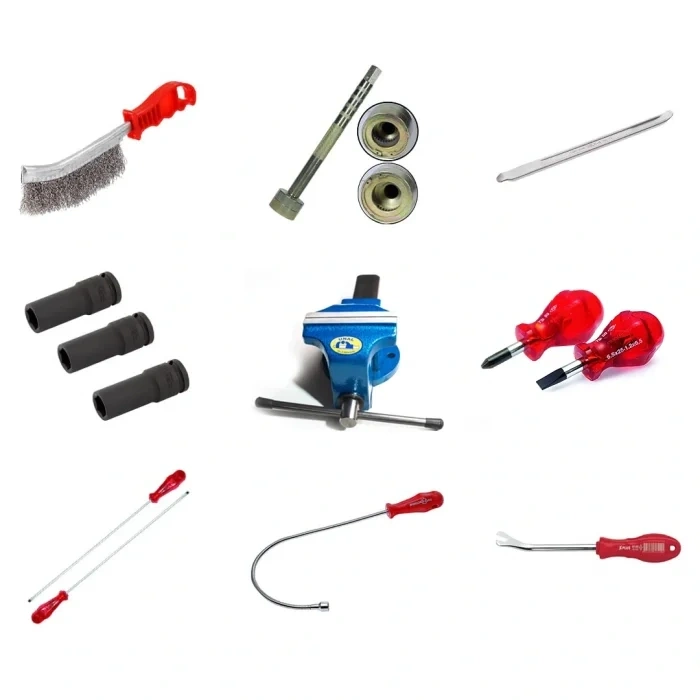 4 Ton Tam Otomatik Lift 200 Litre Kompresör 2 Metre Takım Tezgahı ve 58 Parça Garaj Ekipmanı