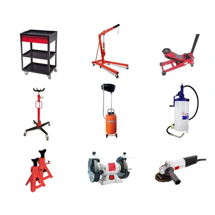 4 Ton Yarı Otomatik Lift 200 Litre Kompresör 2 Mt Takım Tezgahı ve 56 Parça Garaj Ekipmanı