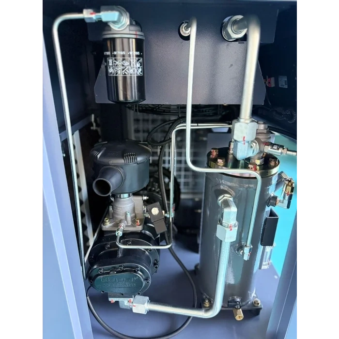 Vidalı Kompresör 7,5 kW (10 HP) İnvertörlü – 500 L Hava Tankı + 1800 Hava Kurutucu | Endüstriyel Sessiz Vidalı Tip