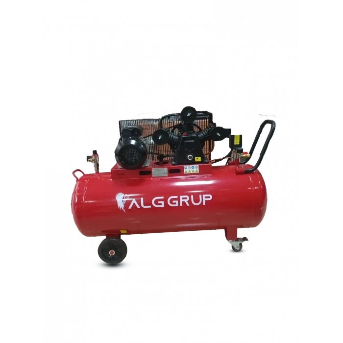 200 Litre 3KW 4 HP 3 Kafa 65 Piston Çapı Hava Kompresörü