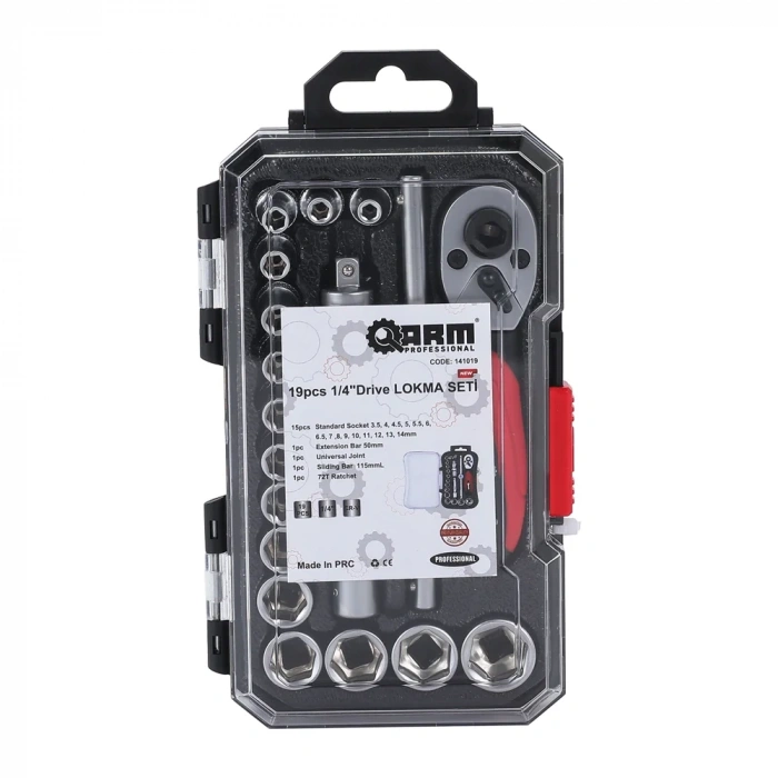 ARM LOKMA SETİ 19 PCS 1/4