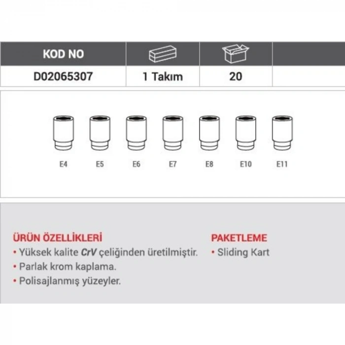 DHT 1/4 STAR E LOKMA TAKIMI 7 PARÇA