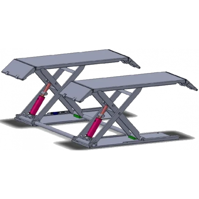 1 METRE 3,5 TON MEKANİK KİLİTLİ MAKASLI LİFT