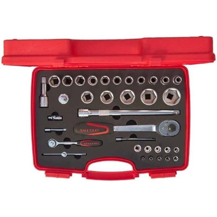 1/4 - 1/2 ALTI KÖŞE LOKMA ANAHTAR TAKIMI 35 PAR