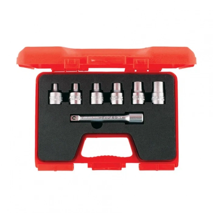 1113006007 İZELTAŞ 1/2 TORX LOKMA SETİ 7 PARÇA