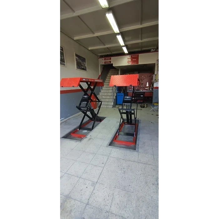 2 METRE 3,5 TON MEKANİK KİLİTLİ MAKASLI LİFT