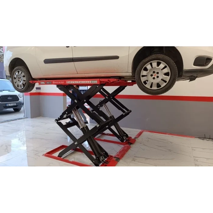 2 METRE 3,5 TON MEKANİK KİLİTLİ MAKASLI LİFT