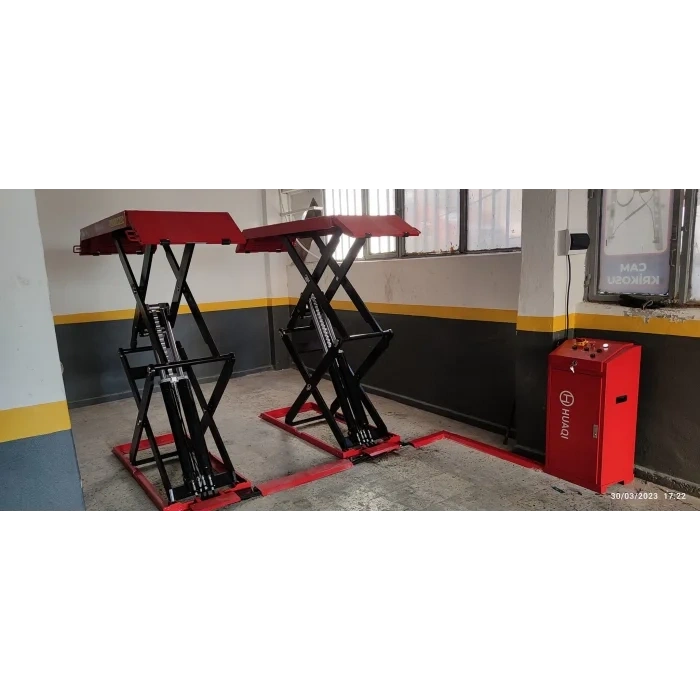 2 METRE 3,5 TON MEKANİK KİLİTLİ MAKASLI LİFT