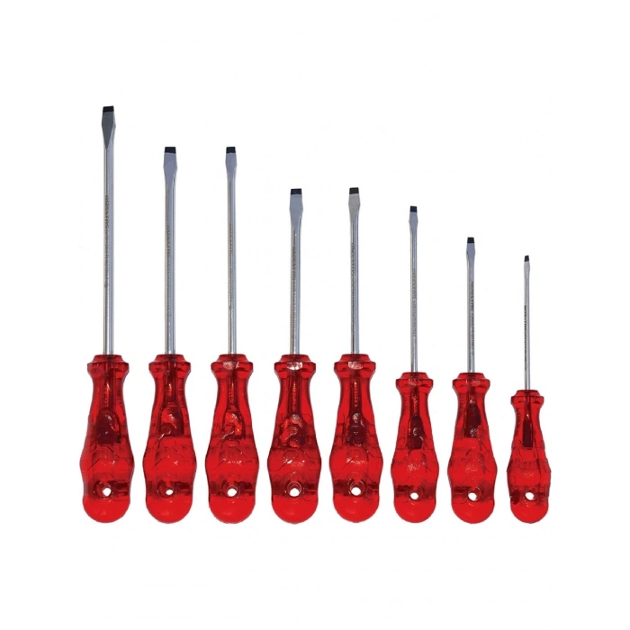 KRAFT SERİ DÜZ UÇLU TORNAVİDA SERİSİ 8 PARÇA