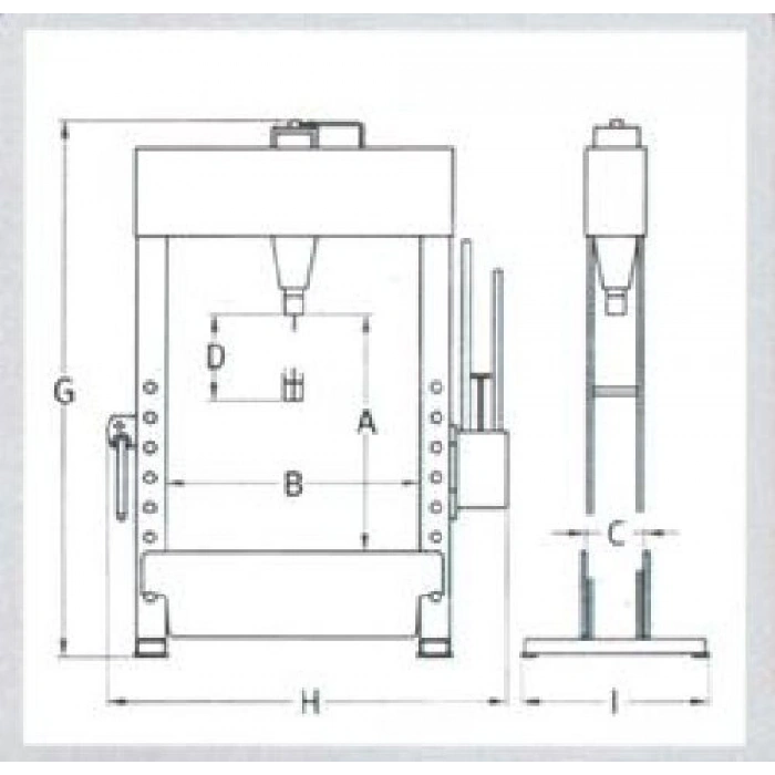 ER KRİKO 20 TON HİDROLİK MANUEL PRES